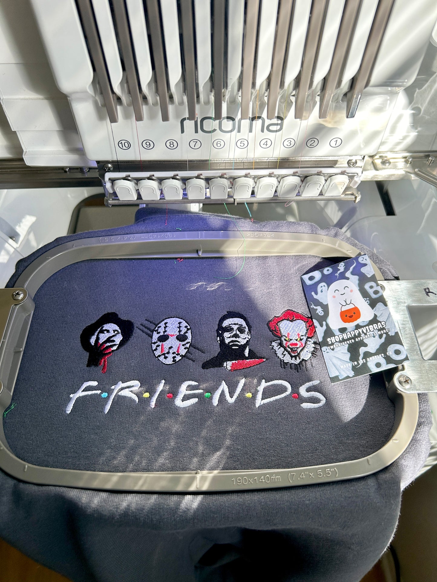 HORROR FRIENDS EMBROIDERED