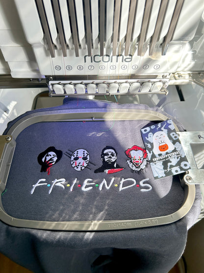 HORROR FRIENDS EMBROIDERED