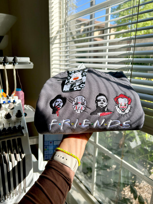 HORROR FRIENDS EMBROIDERED